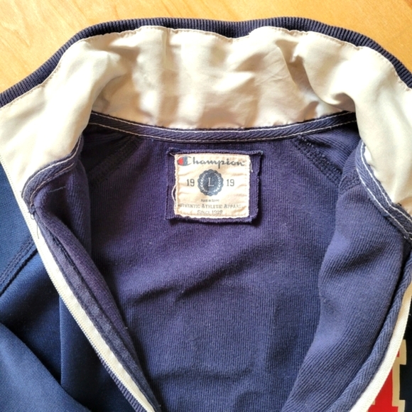 VINTAGE ALERT: Howard University Zip Up Jacket by Champion Sz Medium - Picture 6 of 11